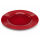 Unterteller / Dekoteller "CLASSIC" Rot-glänzend Kunststoff ca.32,5cm