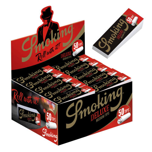 Smoking Deluxe MEDIUM Tips 50er Box/50 Tips