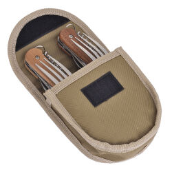 2er Set Outdoor Besteckset mit Tasche - Laguiole Heritage