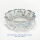 Glasaschenbecher mit Rainbow-Schimmer rund ca.14x3,5cm