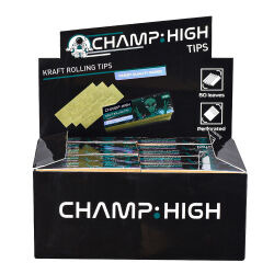 Champ High  " Kraft " Filtertips perforiert 50er Box / je 50 Blatt