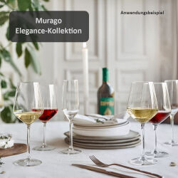 6er Set Rotweingläser "Elegance" ca. 530 ml