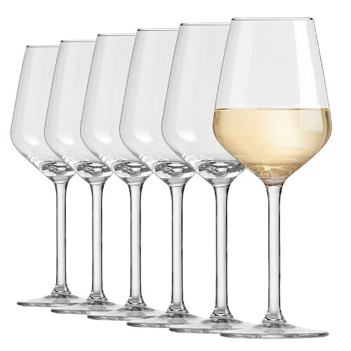 6er Weißweingläser Set 