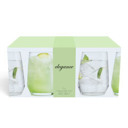 6er Set Longdrinkgläser "Elegance" ca. 450ml
