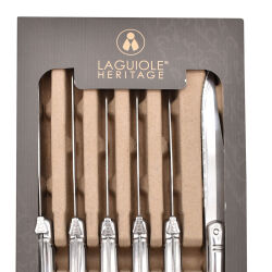 Laguiole Heritage Edelstahl Steakmesser 6er Set