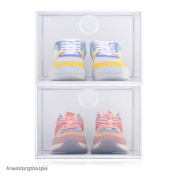 Schuhbox Organizer Kunststoff ca.36,5x27x18,5cm