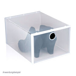 Schuhbox Organizer Kunststoff ca.36,5x27x18,5cm -...