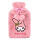 Wärmflasche mit " My Melody " Plüsch Bezug für ca. 1L
