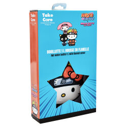 Wärmflasche mit " Naruto Shippuden x Hello Kitty " Plüsch Bezug für ca. 1L