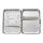 2er Set Zigarettenetui " Metall Muster " 14er