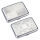 2er Set Zigarettenetui " Metall Muster " 14er