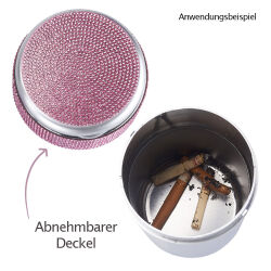 Auto-Aschenbecher " Bling Bling " mit LED Champ