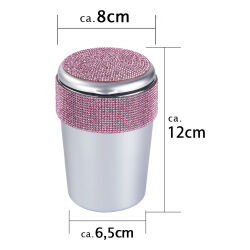 Auto-Aschenbecher " Bling Bling " mit LED Champ