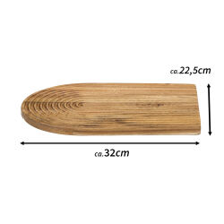 Deko Snackplatte Regenbogen aus Akazienholz ca. 32x22,5 cm