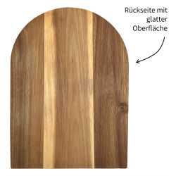 Deko Snackplatte Regenbogen aus Akazienholz ca. 32x22,5 cm