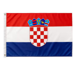Kroatien Fahne ca.150 x 90cm mit Ösen
