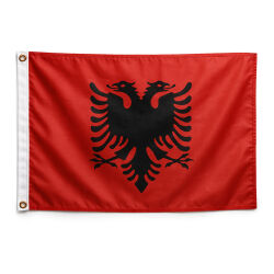 Albanien Fahne ca.150 x 90cm mit Ösen