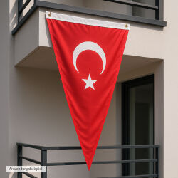 Türkei Wimpel Fahne ca.150x90 cm mit Metallösen