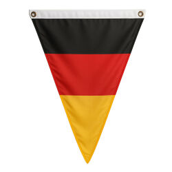 Deutschland Wimpel Fahne ca.150 x 90cm mit Metallösen