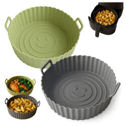 2er Set Silikonform für Heißluftfritteusen -...