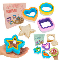 4-teiliges Sandwich-Ausstecher-Set