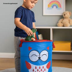 Wäschekorb faltbar mit Griffen für Kinder ca.44x35x35cm