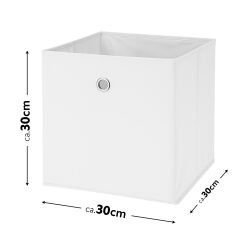 Aufbewahrungsbox mit Metallöse ca.30x30x30cm -...