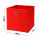 Aufbewahrungsbox mit Metallöse ca.30x30x30cm - Rot
