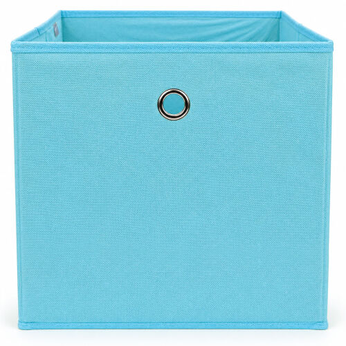 Aufbewahrungsbox mit Metallöse ca.30x30x30cm - Blau