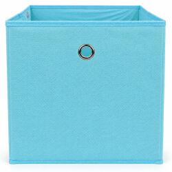 Aufbewahrungsbox mit Metallöse ca.30x30x30cm - Blau