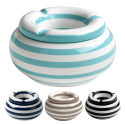 Aschenbecher Streifen Design " Maritim "...