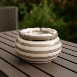 Aschenbecher Streifen Design " Maritim "...
