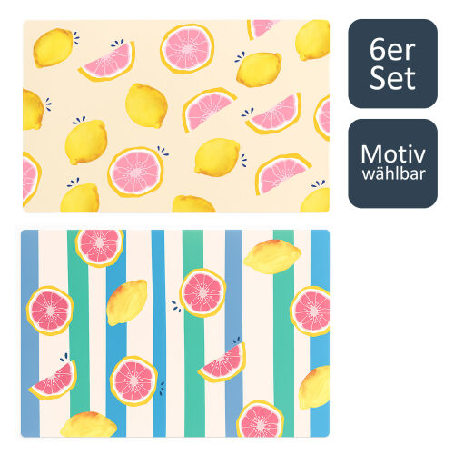 Platzdeckchen 6er Set ca. 43,5x28,3cm