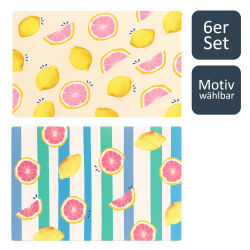 Platzdeckchen 6er Set ca. 43,5x28,3cm