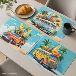 Platzdeckchen 6er Set  " Summer Vibes " ca....
