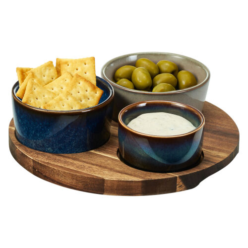 Tapas Servierset " Tierra" 4-teilig