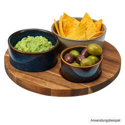 Tapas Servierset " Tierra" 4-teilig