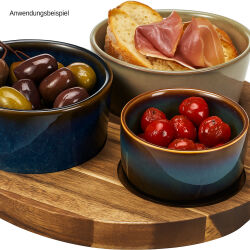 Tapas Servierset " Tierra" 4-teilig
