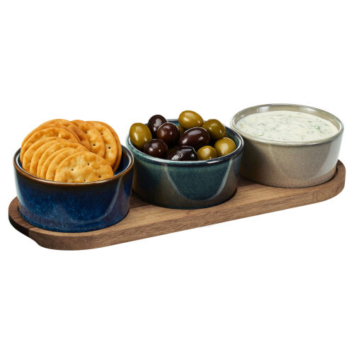 Tapas Servierset " Tierra" 4-teilig