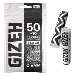 GIZEH ProCell Aktivkohlefilter BLACK – 60...