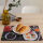 Platzdeckchen 6er Set  " Frühstück " ca. 43,5x28,3cm- (3-fach sortiert)