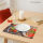 Platzdeckchen 6er Set  " Frühstück " ca. 43,5x28,3cm- (3-fach sortiert)