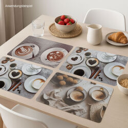 Platzdeckchen 6er Set  " Kaffee " ca....