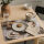 Platzdeckchen 6er Set  " Kaffee " ca. 43,5x28,3cm- (3-fach sortiert)