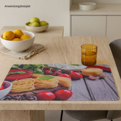 Platzdeckchen 4er Set  " Pasta " ca. 43,5x28,3cm- (4-fach sortiert)