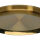 Edelstahl Tablett rund Ø 35 cm goldfarbig - Serviertablett & Dekoteller