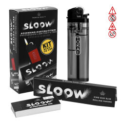 Sloow Black Kit - 32 Blättchen + 50 Filtertips +...