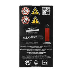 Sloow Black Kit - 32 Blättchen + 50 Filtertips + Feuerzeug