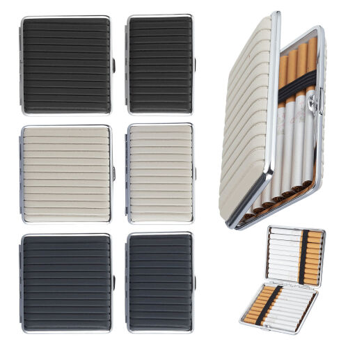 2er Set Zigarettenetui " Grooved " 20er & 12er "