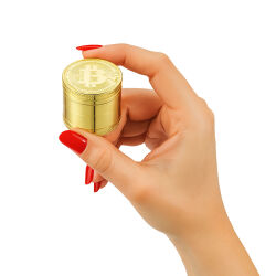 Grinder Metall " Bitcoin " 38mm Champ High